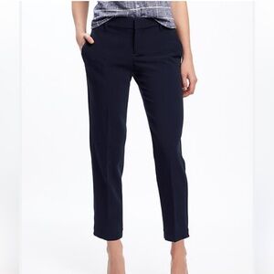 Old Navy Black Harper pull on ankle pants elastic waist size 10 NWT